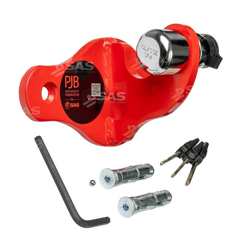 SAS Security Products SAS PJB Untouchable Hook Wall Anchor With Untouchable Disc Lock - Image 3 of 3 | UK Camping and Leisure
