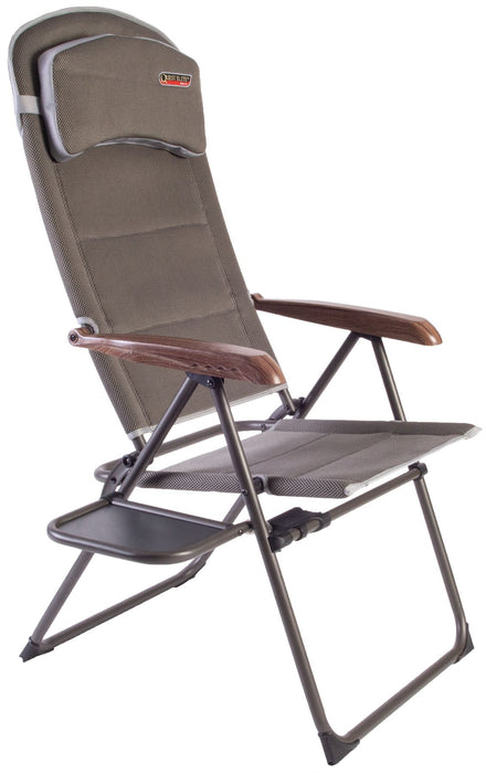 Quest Naples Pro Recline Camping Caravan Chair with Side Table Quest - UK Camping And Leisure