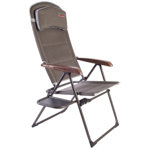 Quest Naples Pro Recline Camping Caravan Chair with Side Table Quest - UK Camping And Leisure
