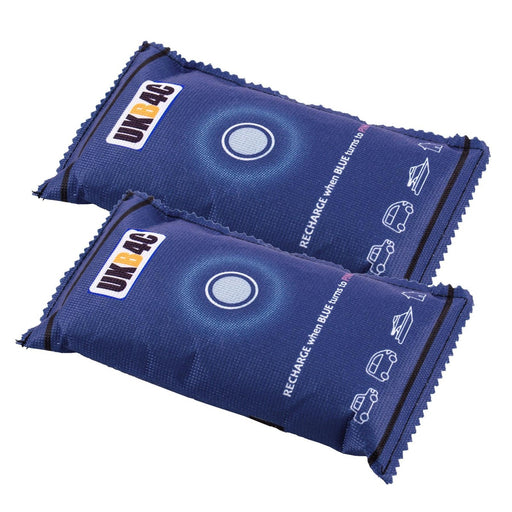 2x Car Home Dehumidifier Large Dry Bag Moisture Killer Absorber Pad Reusable Microwave UKB4C - UK Camping And Leisure