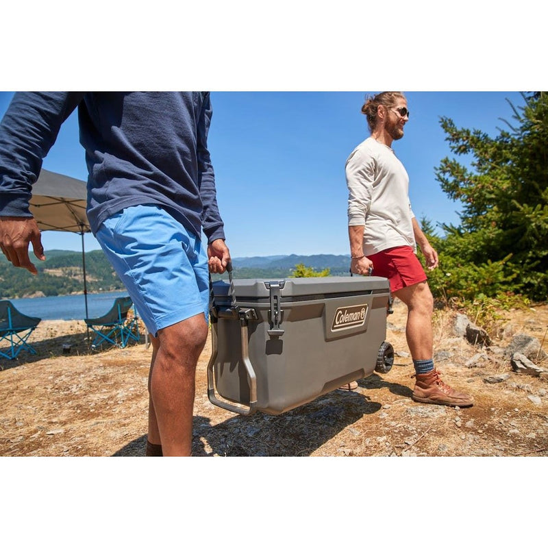Coleman 100QT Convoy Wheeled Cooler Box Coleman - UK Camping And Leisure