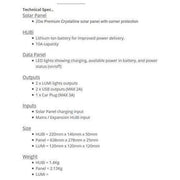 HUBi 10K Solar Panel Kit HUBI1010A Solar Technologies - UK Camping And Leisure