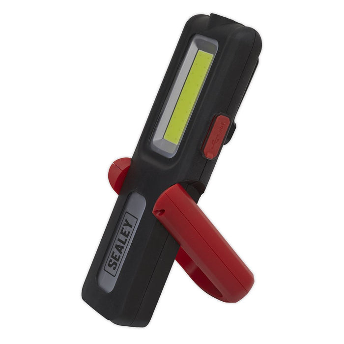 Sealey Rechargeable Inspection Lamp Red 5W COB+3W LED+Power Bank LED318R Sealey - UK Camping And Leisure