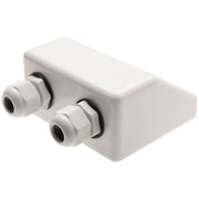 AG Twin White ABS Cable Entry Gland for Caravans & Motorhomes | Reliable and Ef AG - UK Camping And Leisure