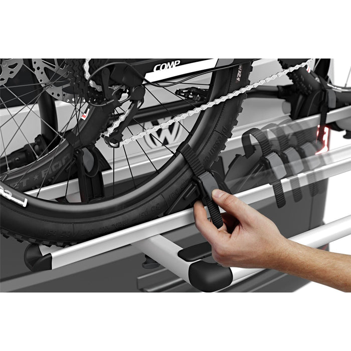 Thule Wander Way two-bike hanging trunk bike rack black Boot Bike Rack Thule - UK Camping And Leisure