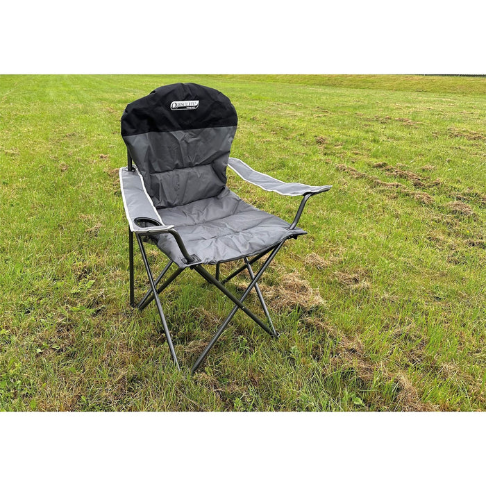 Autograph Dorset chair Black Edition F3021BL Quest - UK Camping And Leisure