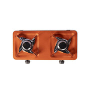 Vango Blaze Double Gas Cooker Camping Fishing Stove Burnt Orange - View 3