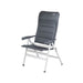 Crespo Chair AL/238 Deluxe Dark Grey Crespo - UK Camping And Leisure