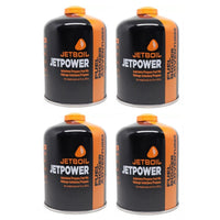 4x Jetboil JetPower Butane Gas Fuel 450g Canister