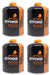 4x Jetboil JetPower Butane Gas Fuel 450g Canister Jetboil - UK Camping And Leisure