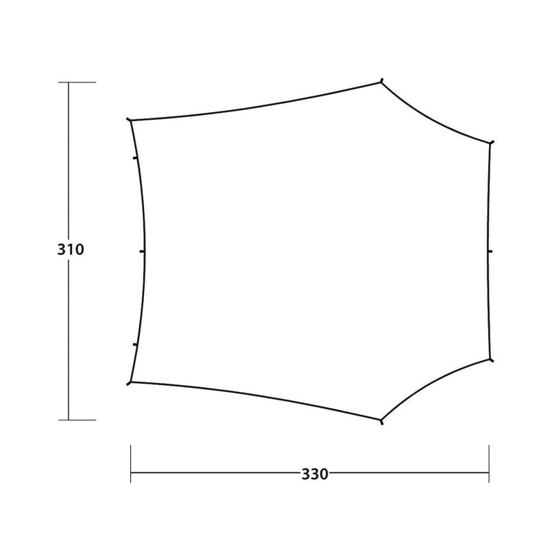 Outwell Canopy Tarp Shelter Free Standing / Porch Medium - View 3