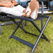 Travellife Lucca Footrest True Black 2130340 Travellife - UK Camping And Leisure