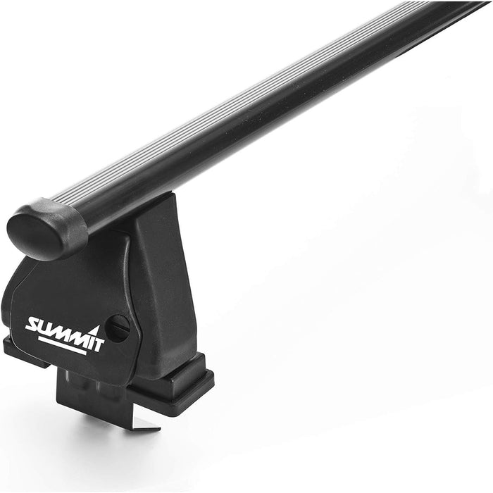 Summit SUP-077 Premium Multi Fit Roof Bars, Black Steel, Set of 2 Summit - UK Camping And Leisure
