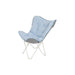 Bo-Camp Pastel Collection Relax Chair Murat Oxford Blue Bo-Camp - UK Camping And Leisure