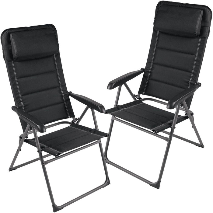 2x Dometic Comfort Firenze Lightweight Folding Reclining Caravan & Motorhome Chair