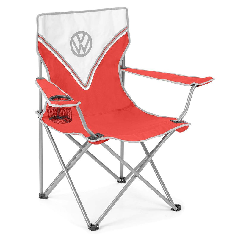 Vw Folding Camping Chair Red OL0197 Board Masters - UK Camping And Leisure