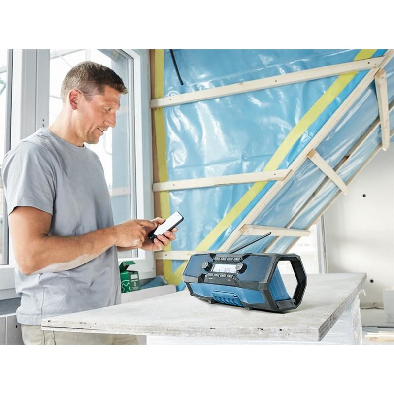 Bosch GPB 18V-2 C Professional Bluetooth Radio 240V & Li-ion Bare Unit Bosch - UK Camping And Leisure