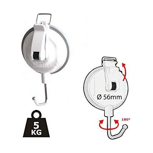 Reimo white Suction Hook 66514 Reimo - UK Camping And Leisure