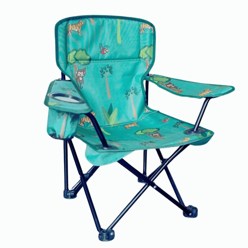 Olpro Kids Camping Chair Jungle Design 38x38x62cm