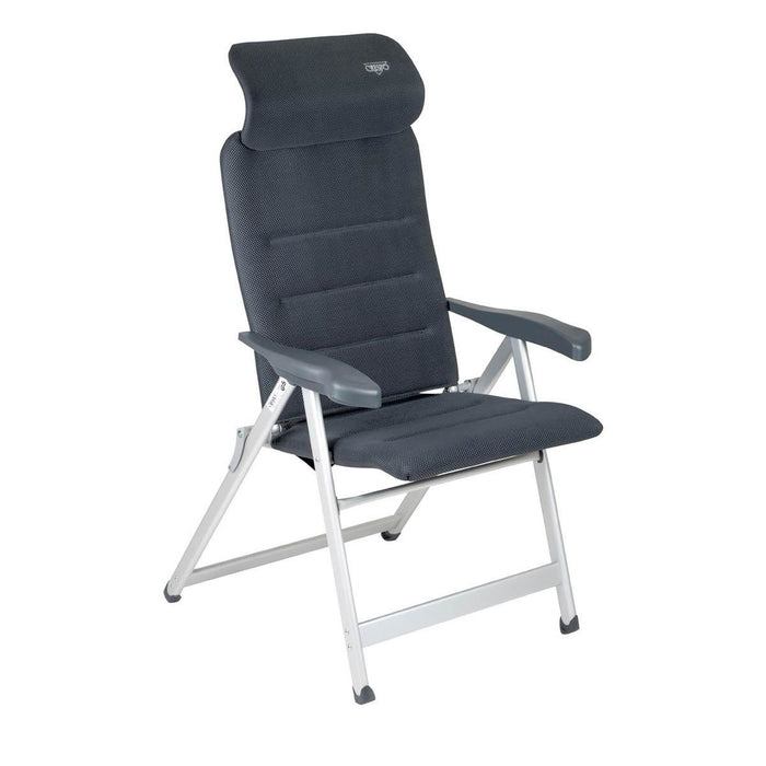 Crespo Chair AA/237 Air Elite Compact Grey Crespo - UK Camping And Leisure