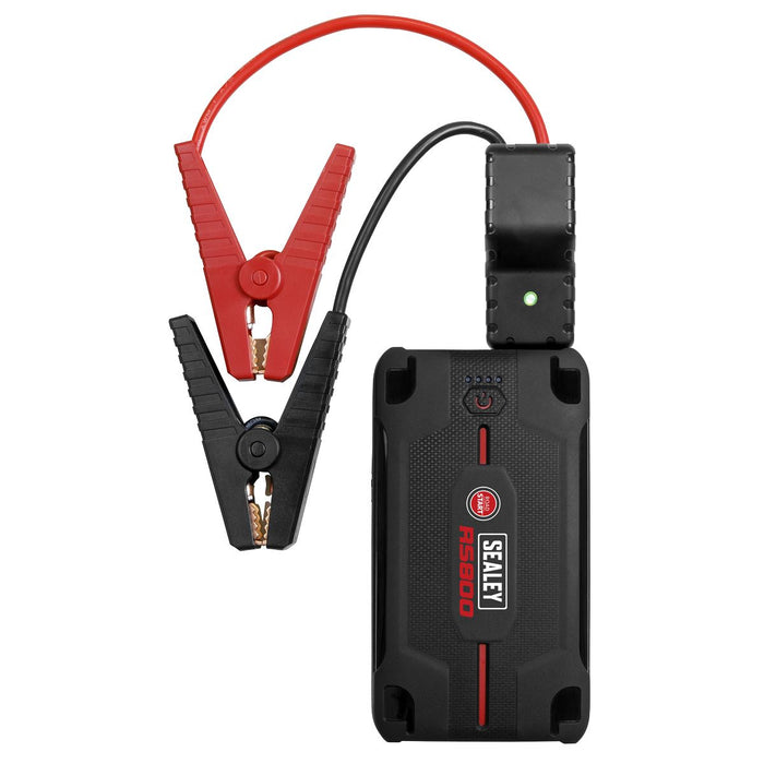 Sealey RoadStartï 800A 12V Lithium-ion Jump Starter Power Pack RS800 Sealey - UK Camping And Leisure
