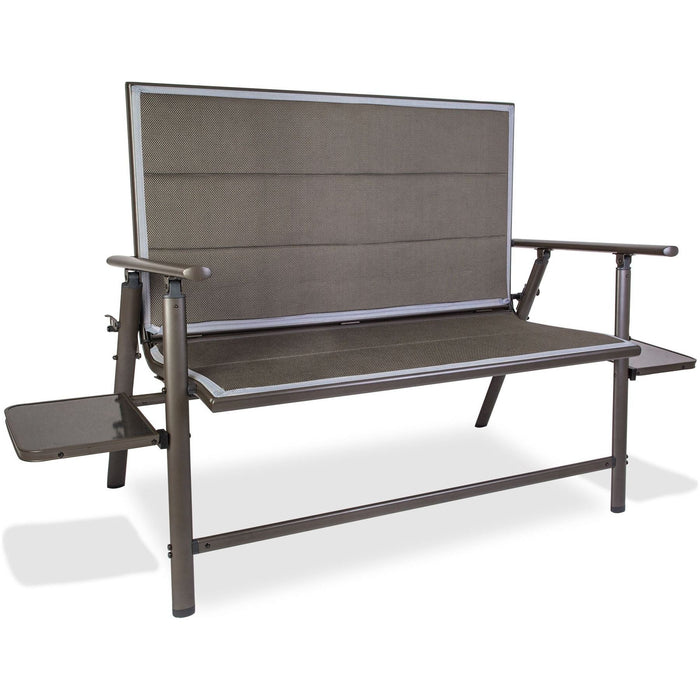 Naples Pro Bench with side tables f1327 Quest - UK Camping And Leisure