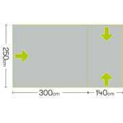 Quest Kestral Air Drive Away Tailgate Campervan Awning (T5,6,6.1) Quest Leisure - UK Camping And Leisure