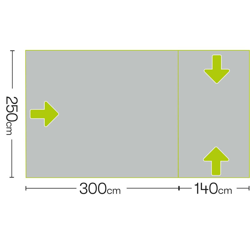 Quest Kestral Air Drive Away Tailgate Campervan Awning (T5,6,6.1) Quest Leisure - UK Camping And Leisure