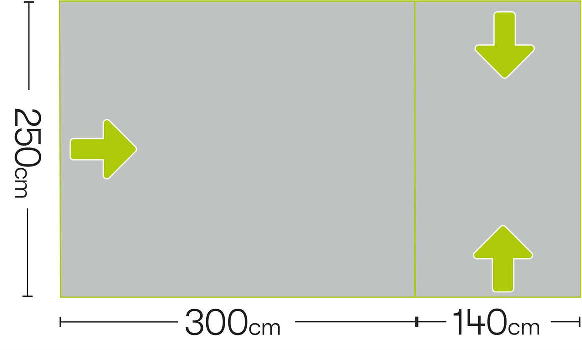 Quest Kestral Air Drive Away Tailgate Campervan Awning (T5,6,6.1) Quest Leisure - UK Camping And Leisure