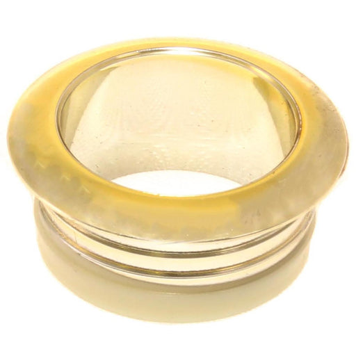 Mini Rosette Flush Fit Polished Brass AG - UK Camping And Leisure