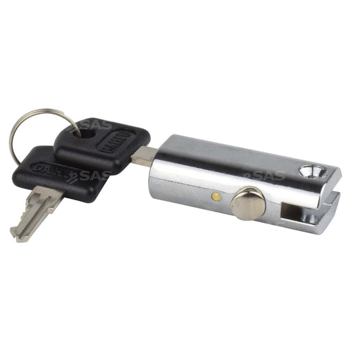 SAS Security Products SAS Replacement Oval Barrel Lock for SAS Clamps Two Keys - Main Product Image | UK Camping and Leisure