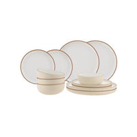 Travellife Avila (Rpet) Dinner Set 12Pc White
