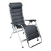 Crespo Zero Gravity Chair AL/232 Deluxe Dark Grey Crespo - UK Camping And Leisure