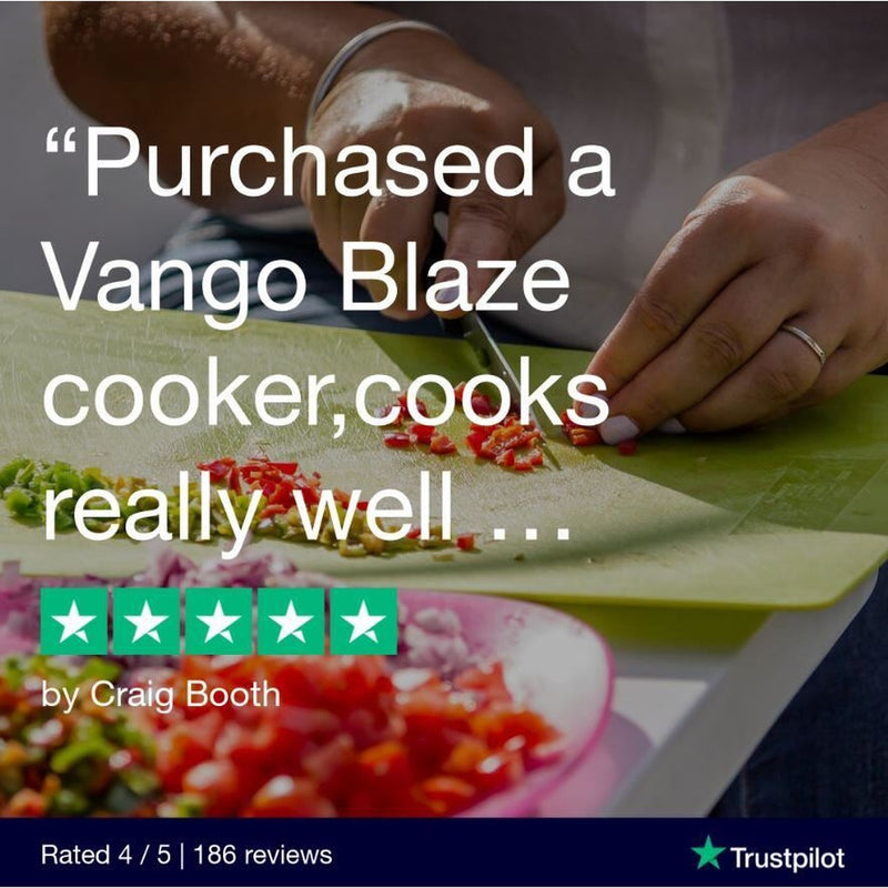 Vango Blaze Double Gas Cooker Camping Fishing Stove Burnt Orange - View 10