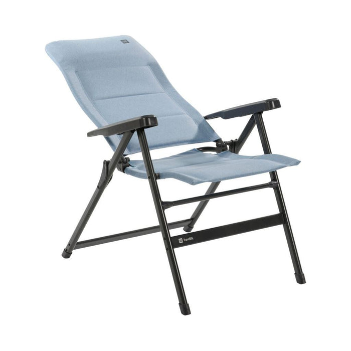 Travellife Lago Recliner Comfort Wave Blue 2129920 Travellife - UK Camping And Leisure