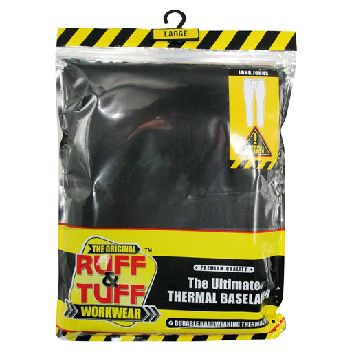 Mens Rough and Tough Thermal Long John  BLACK (mixed Sizes) 3130 UK Camping And Leisure - UK Camping And Leisure
