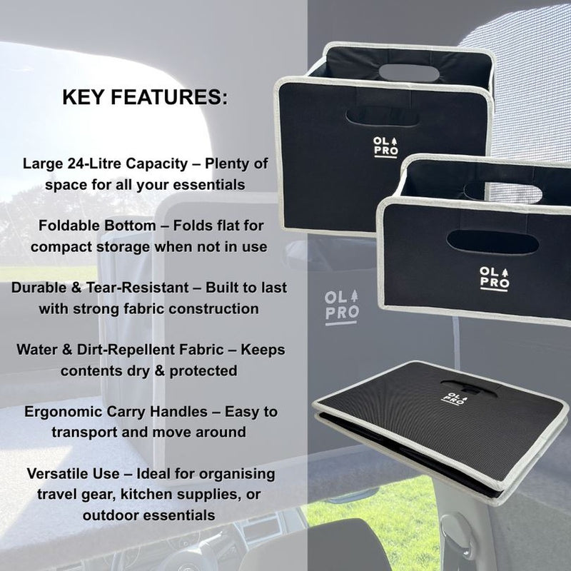 Olpro 24L Folding Storage Box - View 4