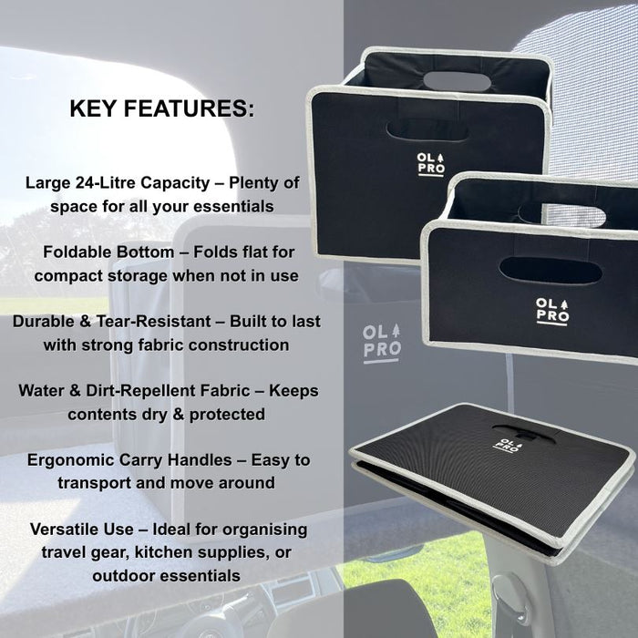 Olpro 24L Folding Storage Box