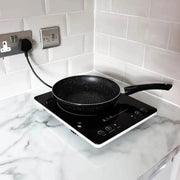 Leisurewize 3 Piece Induction Pan Set Black Marble Caravan Motorhome LW701 - Image 6 of 6 | UK Camping and Leisure