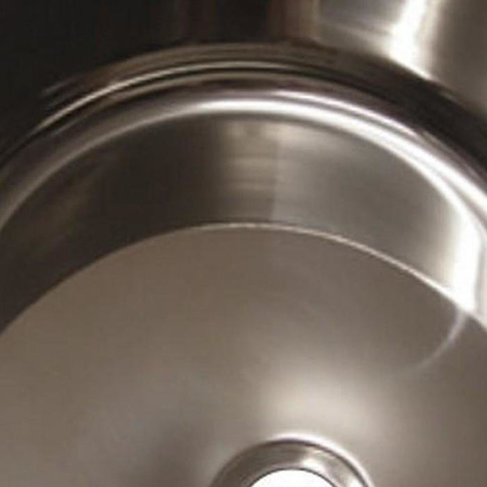 AG Round Sink Stainless Steel (30cm Cut Out) AG - UK Camping And Leisure