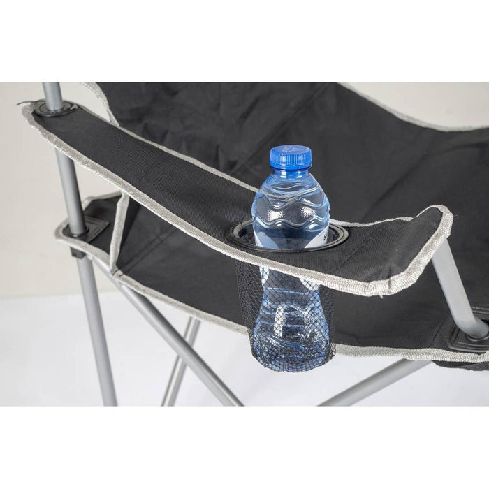 Bo-Camp Folding Chair Compact Steel Black Bo-Camp - UK Camping And Leisure