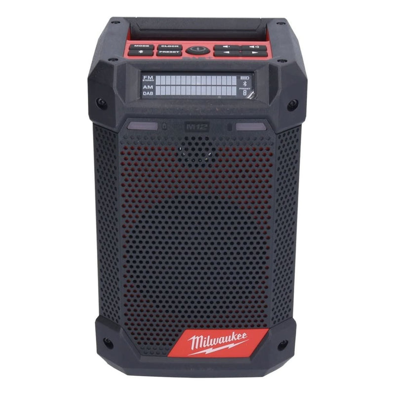 Milwaukee M12 Dab Radio And Charger (Bare Unit) 4933472115 Milwaukee - UK Camping And Leisure