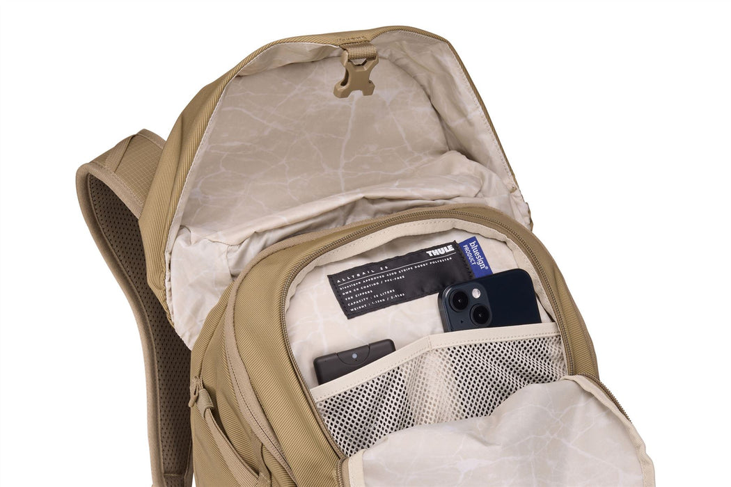 Thule AllTrail 25L daypack with rain cover Faded Khaki tan Thule - UK Camping And Leisure