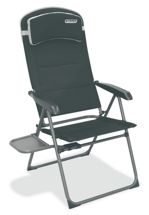 Quest Vienna Pro Recline Camping Caravan Chair with Side Table Quest - UK Camping And Leisure