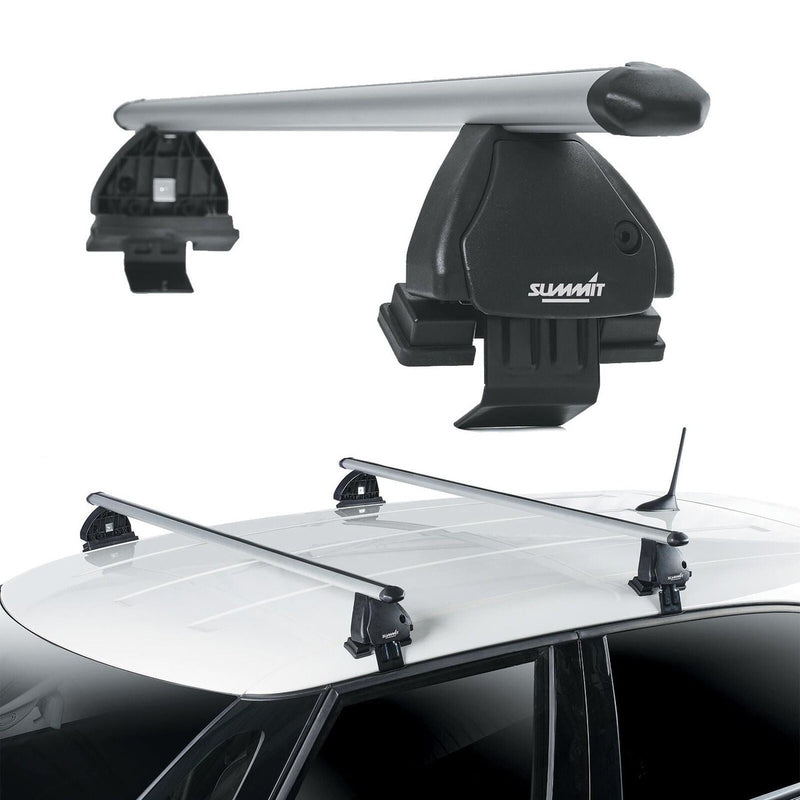 Summit SUP-A202 Premium Aluminium Multi-Fit Roof Bars, Lockable, Set of 2 Summit - UK Camping And Leisure