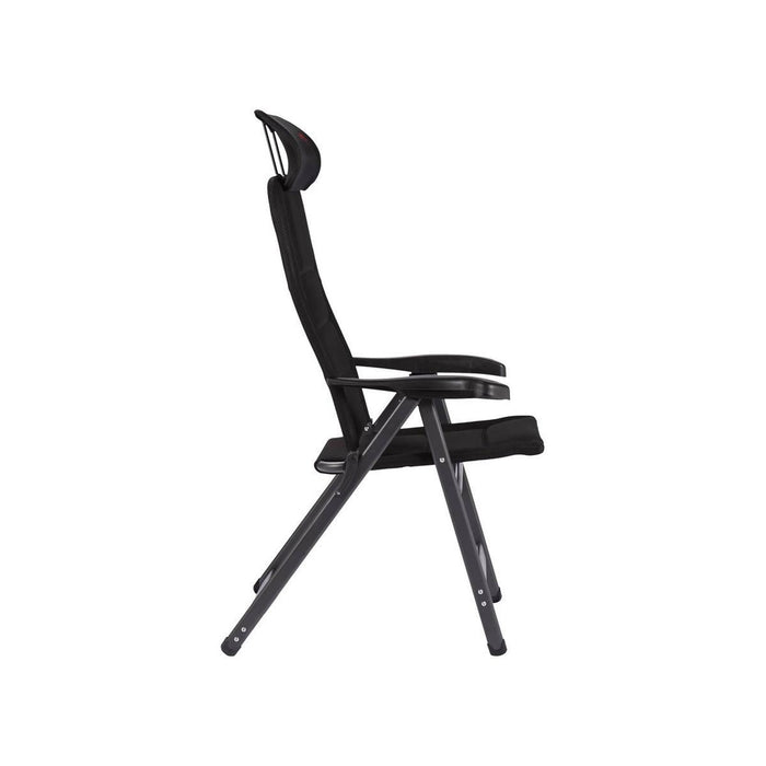 Crespo Chair AP/240 Air Deluxe Compact Black Crespo - UK Camping And Leisure