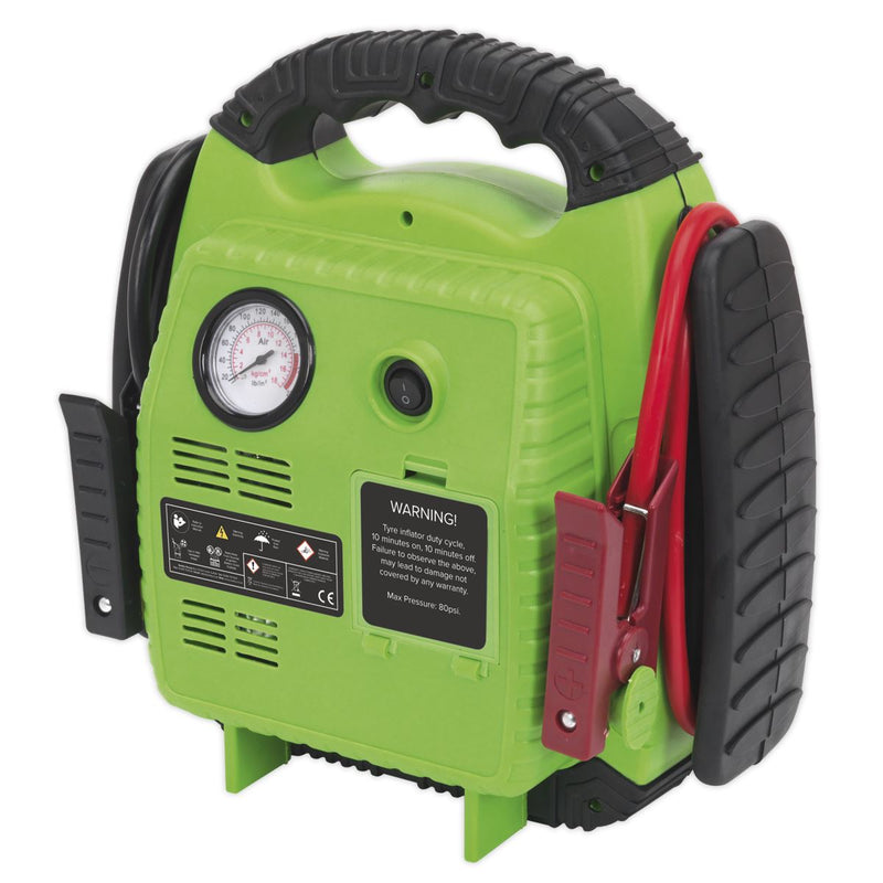 Sealey 12V RoadStart Emergency Power Pack 900 Peak Amps Car Battery Booster Sealey - UK Camping And Leisure