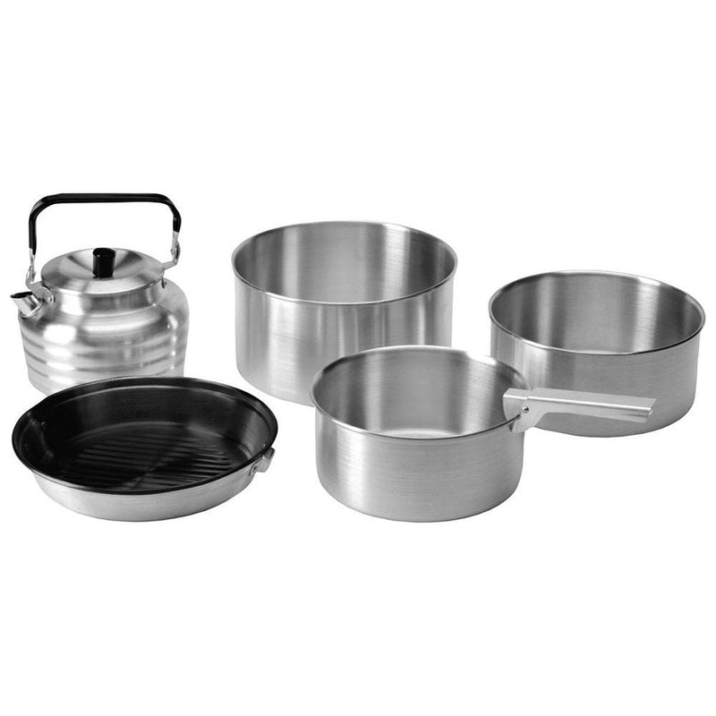 Vango Cook Set - Aluminium Camping Cookware Set - Silver Vango - UK Camping And Leisure