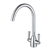 AG Fornham Twin Lever Kitchen / Galley Monoblock Mixer Tap Chrome
