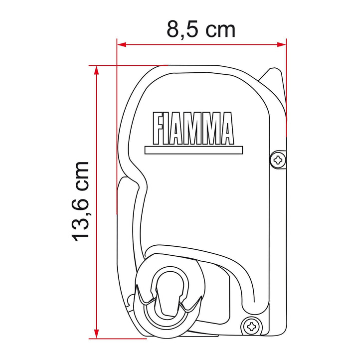 Fiamma F45S Polar White 425M Royal Grey 06280Q01R Fiamma - UK Camping And Leisure